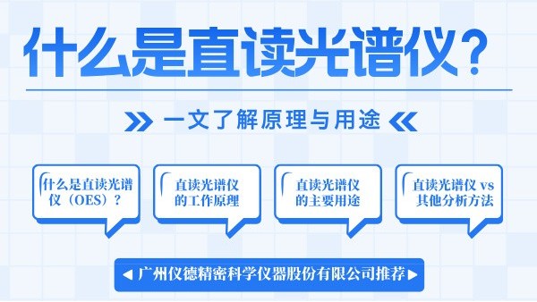 什么是直讀光譜儀？一文了解原理與用途